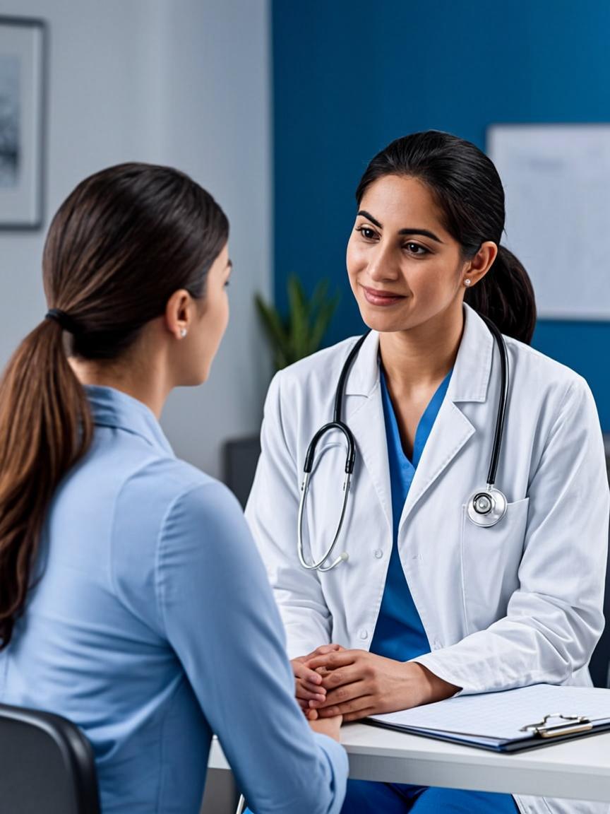 Compassionate doctor consultation at Chroneva